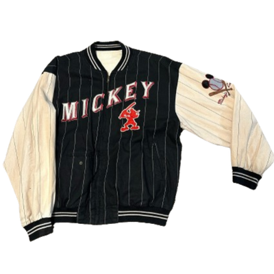 Reversible Mickey Mouse Baseball Jacket