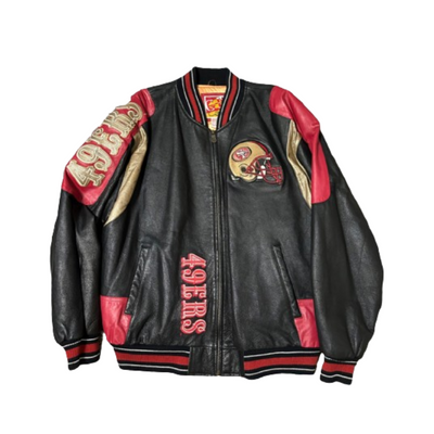 1990’s 49ers Carl Banks G3 Leather Jacket